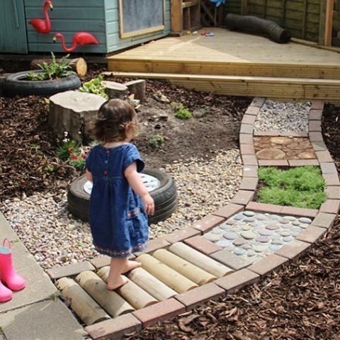 Sensory path - National Children's Gardening Week