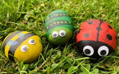 Rock Painting Bugs